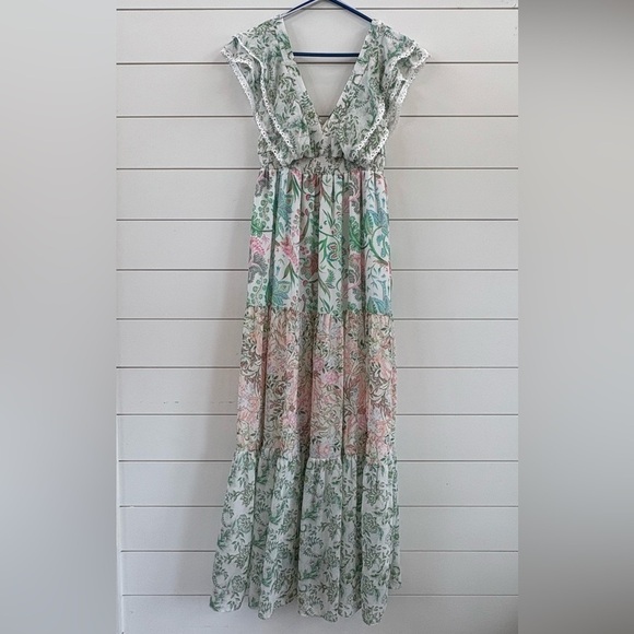 House of Harlow 1960 Dresses & Skirts - House of Harlow 1960 x Revolve Pastel Floral Tiered Dress